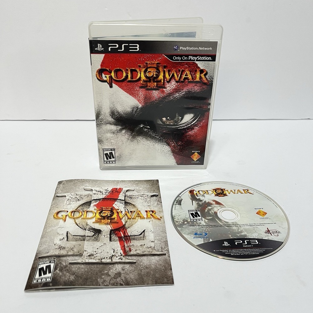 God of War III (Sony PlayStation 3, 2010) PS3 Video Game Complete CIB